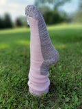 Pink Thermal Full Length Alpaca Socks