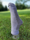 Purple Thermal Alpaca Ankle Socks