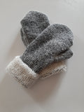gray alpaca mitts