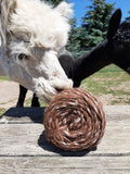 Brown with White Stripe LOPI Alpaca Yarn