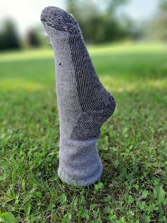 Gray Thermal Full Lenght Alpaca Socks