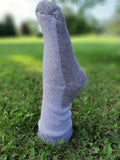 Purple Thermal Full Length Alpaca Socks